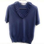 Givenchy  Sport Navy Short Sleeve Sweater‎ Photo 5