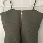 Finders Keepers  Strapless Olive Dress Photo 2