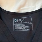 FIGS Black  Scrub Top Photo 2