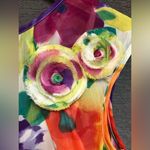 Alyx dress for dress with colorful floral pattern on top and navy blue bottom Size 4 Photo 4