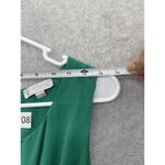 Toska  Women's Sleeveless Blouse Side cutout Solid Green Size Medium Photo 9