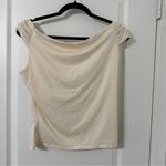 Reformation CELLO KNIT TOP Ivory White Size Small Photo 5