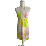 Lilly Pulitzer  Daphne Lace Patchwork Halter Dress Size 4 Photo 8