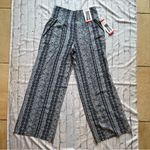 Three Dots  Pull On Pants Blue Batik New NWT Loungewear Resort Casual Medium New Photo 1