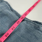 Anthropologie  Pilcro Pintuck Button-Front Blouse denim chambray sz 2X Photo 7