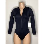 Good American NEW. black long sleeve scuba suit. XS. Retails $129 Photo 7
