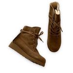 BEARPAW Women’s Krista Hickory Suede Lace Up Boots Size 10 Photo 0
