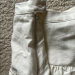 Avec Les Filles Cream Skater Mini Skirt Ruffled Tiered Photo 3