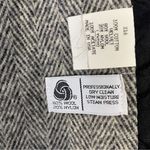 VINTAGE JENNIFER CHASE Wool Herringbone Longline Pea Coat Jacket Gray Size XL Photo 9