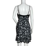 Adelyn Rae Dress Womens Small Black White Floral Mesh Dark Floral Whimsygoth Photo 2
