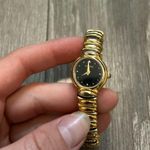 Wittnauer Watch Stainless Steel Gold Water Resistant Black Quartz Photo 4