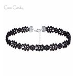 🆕Black Flower Lace Choker Necklace Photo 0