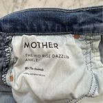 MOTHER The Mid Rise Dazzler Ankle Jeans in We The Animals Size 27 Blue Photo 8