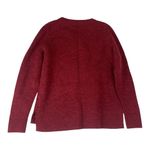 Woolrich  Women's small wool blend knit soft Red Nordic Sweater snow geo print Photo 1
