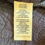 Soft Surroundings Quilted Jacket Slate Blue Gray Open Front Womens Medium NWT Photo 8