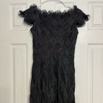 Tadashi Shoji  Metallic Off The Shoulder Gown Photo 3