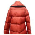 Vintage Sharpee Puffer Down Long Coat Size Medium Orange Photo 7