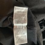 INC. International Concepts Medium Velvet Burnout Bell Sleeve Black Wrap Tie Top Photo 8