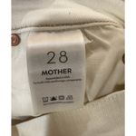 Mother The Mid Rise Dazzler Crop Fray Jean Cream Puffs Size 28 6 US NWOT Raw Hem Photo 11