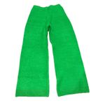 ZARA  Wool Blend Green Wide Leg Knit Pants M Photo 4
