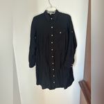 NWT Rachael Roy cutout back shirt dress size 4 Black Photo 11