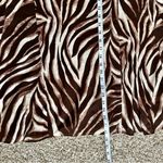 Jones Wear π¦ NWT Black Cream Zebra Print A-Line Midi Skirt Size 18 Photo 4