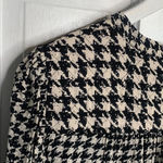 Anthropologie Maeve Sterling Houndstooth Drop Waist Tunic Dress W-617 Sz S Photo 11