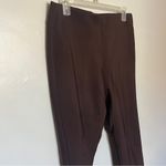 Adrianna Papell Dark Brown Straight Leg Pants Photo 2