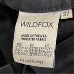 Wildfox Scarlett High Rise Skinny Airkiss women’s black jeans, size 27” preppy Photo 4