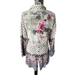 Aratta Silent Journey boho long sleeve shirt top tapestry medium Pink Photo 3
