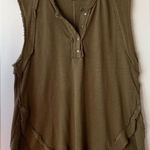 Free People  tee henley tank organic cotton top shirt Photo 0