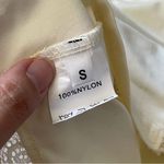 Lace Tank Top vneck crop womens Yellow (small) y2k party romantic feminine Photo 1