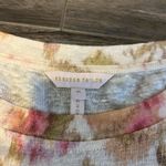 Rebecca Taylor  Gloria Fleur Gayzy 100% Linen Tee Photo 3