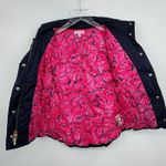 Lilly Pulitzer Isabelle puffer vest down filled XS zip front quilted navy blue Photo 6