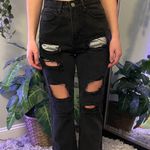 Dolls Kill distressed black jeans Photo 0