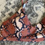 2 piece snakeskin print bikini▪️size S Brown Photo 2