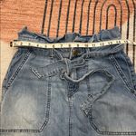 Free People  Denim Blue Mini Skirt size 4 Photo 3