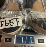 Brash  Women 11 Rhinestones Wedge Platform Heel Black‎ Open Toe Sandals  Party Photo 5