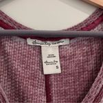 American Rag Waffle Knit Burnout Henley Size Small Photo 3