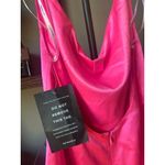 retrofete Francesca Satin Mini Dress Hyper Pink Womens Size Small Photo 7