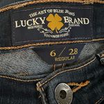 Lucky Brand  Sofia Skinny Jeans Classic Navy Blue Size 6/28 Ankle Photo 7