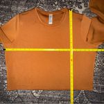 Spanx  Women’s Size L Copper Tan Airessentials Relaxed Long Sleeve Top Shirt Photo 5