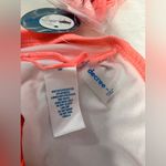 Decree Womens Exotic Textured Monokini One Piece Swimsuit in Tropical Coral S Photo 4