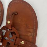 Tory Burch  Leather Strap dark golden brown flats sandals size 9 Photo 5