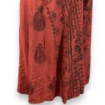 Vintage Step In Style Red & Black Embroidered Dress Size XS Photo 8