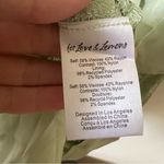 For Love & Lemons midi green lace dress flint zip size L viscose Photo 5