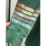 Boden USA Boden Mabel Sweatshirt Dress Women's Size 8 Green Foil Sleeve Casual Pullover Photo 8