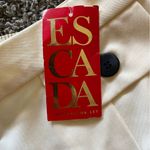 VTG NWT 80s Escada Margaretha Ley Cream Midi Skirt Midi Sz 42 Wool Blend READ Photo 2