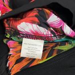 Line and Dot Tropical Floral/Leaf Silk Tapered Leg Cropped Pants size XS NWT Photo 7