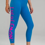 Lululemon  Ed Curtis Wunder Train High-Rise Tight Leggings 25" Poolside Blue 4 Photo 0